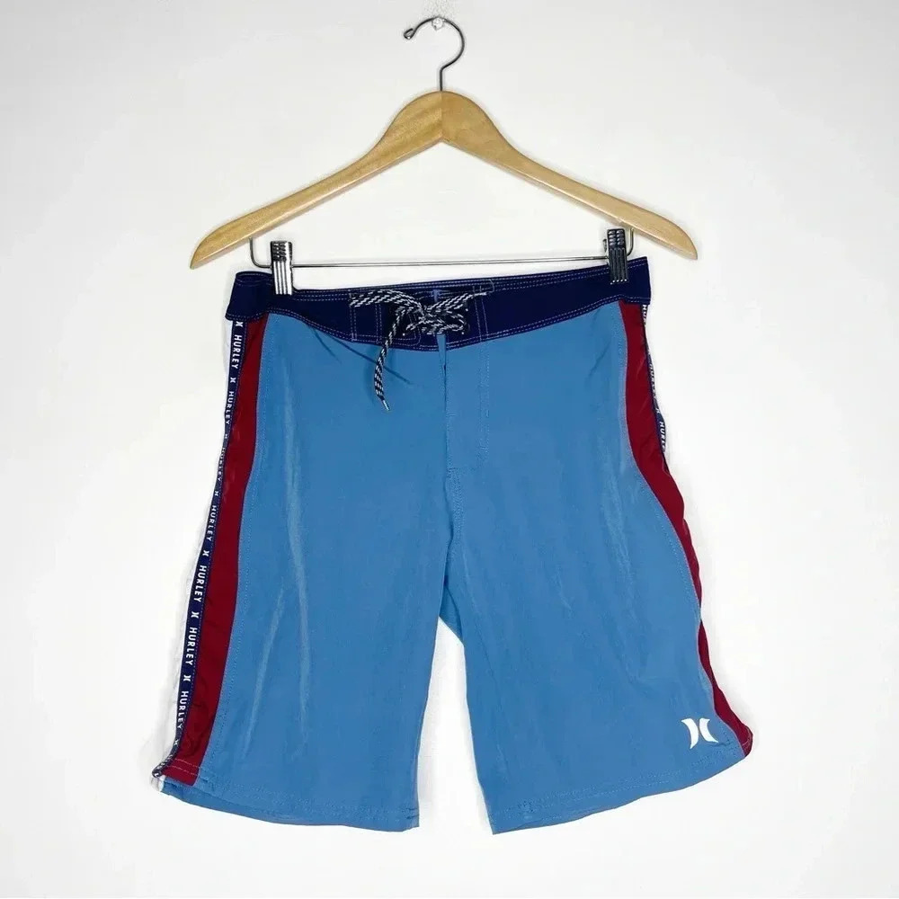 Hurley Mens Swim Trunks Hybrid Shorts Size 28